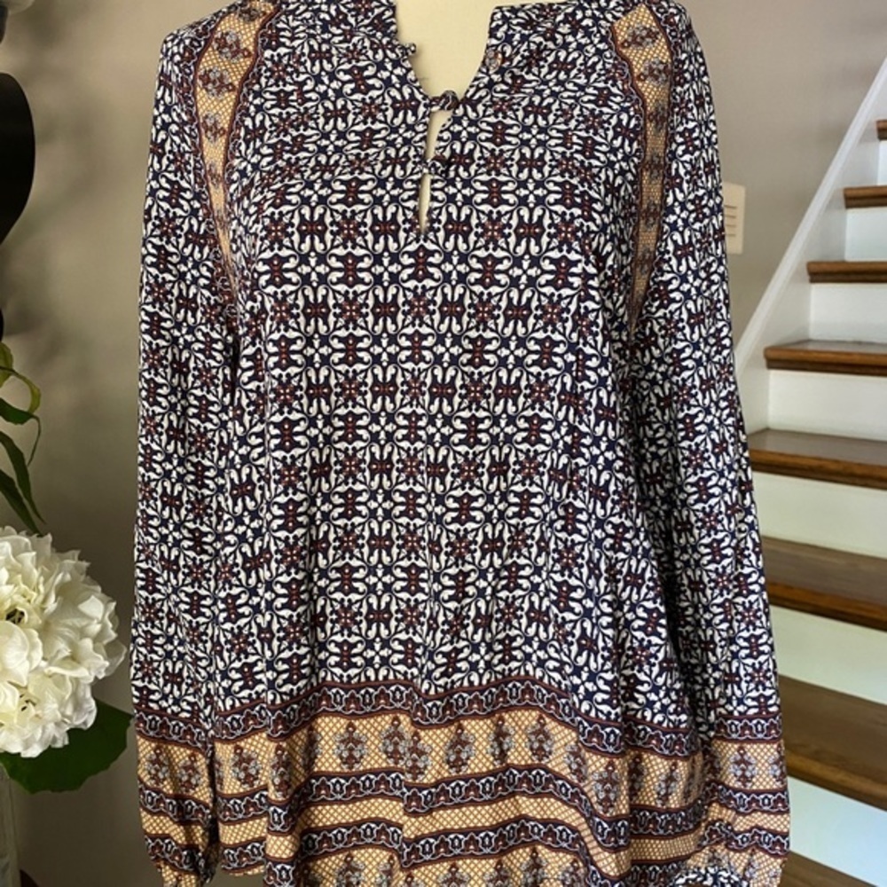 Anthropologie 11.1 Tylho Aubina Peasant Top - Picture 8 of 8